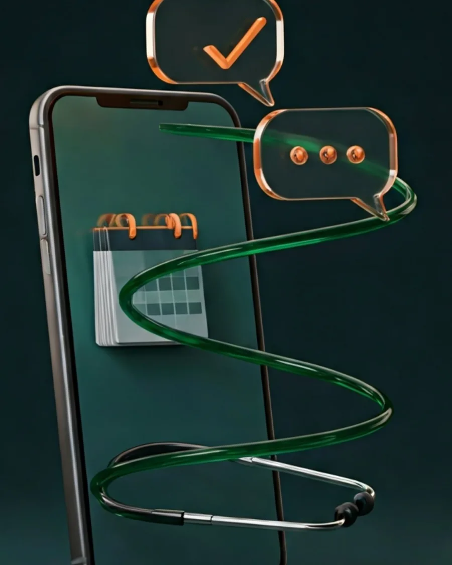WhatsApp AI Booking Engine illustration